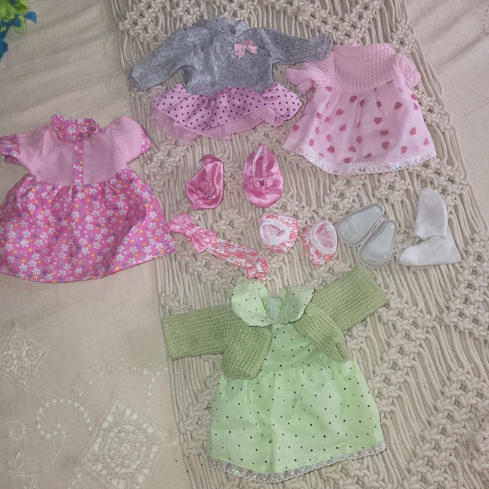 Lot Of Baby Doll Clothing & Shoes